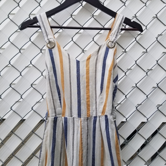 Japna sleeveless striped straight leg jumpsuit S - Picture 2 of 6